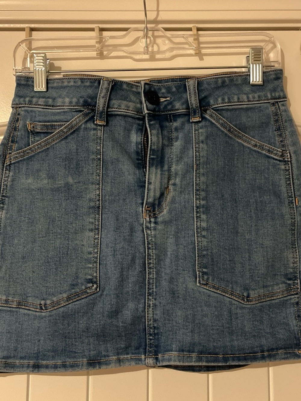 American Eagle Outfitters Blue Denim Mini Skirt